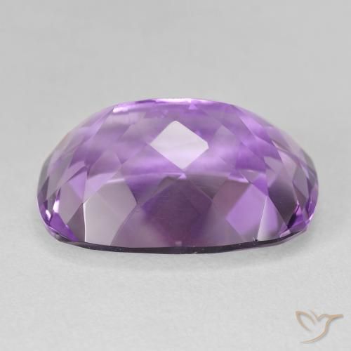 Ametista Violeta Claro-Médio Natural 19.24ct, Almofada, VVS-VS
