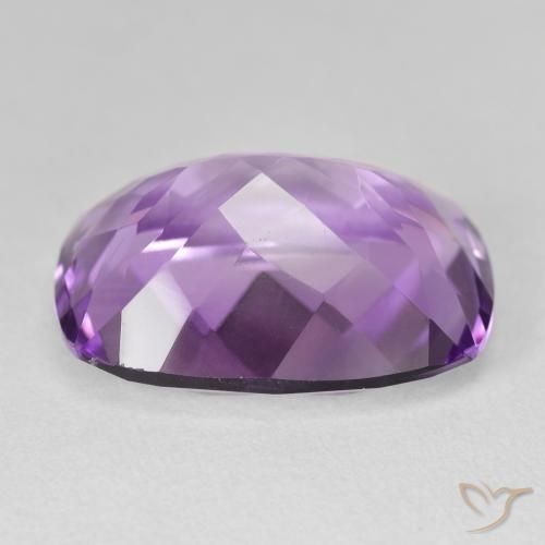 Ametista Violeta Claro-Médio Natural 18.37ct, Almofada, VVS-VS
