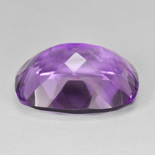 Ametista Violeta médio Natural 19.50ct, Almofada, VVS-VS