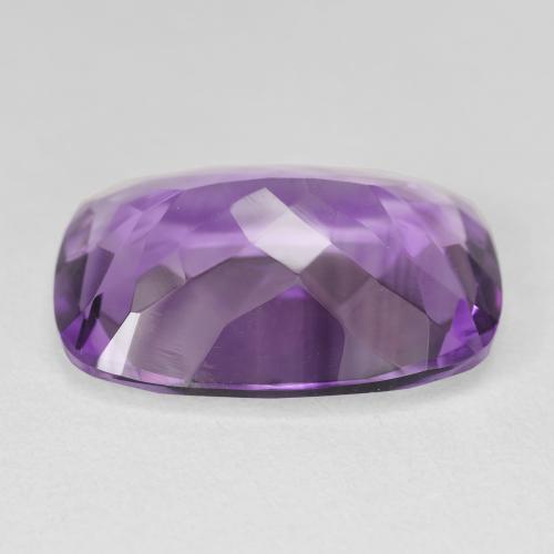 Ametista Medium Light Purplish-Violet Natural 15.62ct, Almofada, VVS-VS