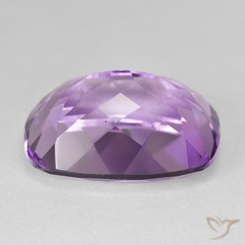 Ametista Violeta Claro-Médio Natural 19.44ct, Almofada, VVS-VS