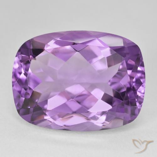 18.82ct Natural Medium Dark-Violet Ametista, Almofada, VVS
