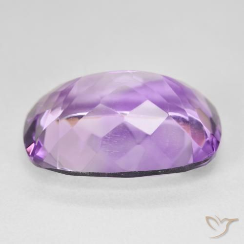 Ametista Violeta médio Natural 17.51ct, Almofada, VS