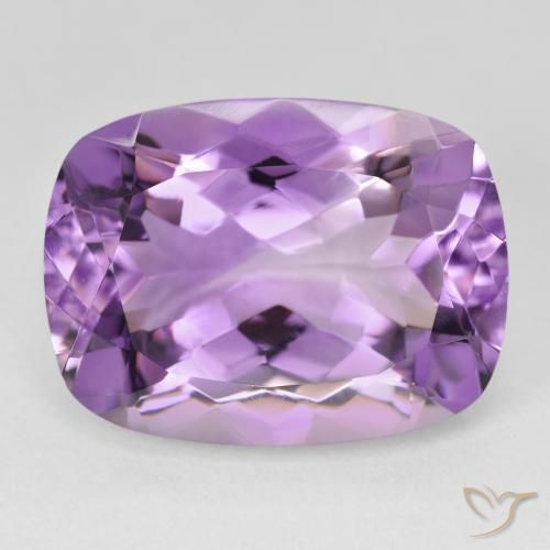 19.13ct Natural Violeta rosado Ametista, Almofada, VVS