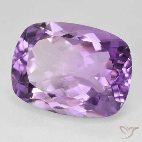 Ametista Violeta Rosado Profundo Natural 19.70ct, Almofada, VVS