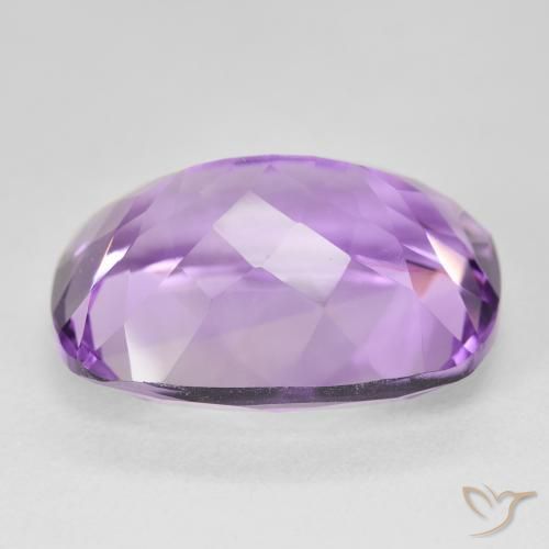 Ametista Violeta Rosado Profundo Natural 19.70ct, Almofada, VVS