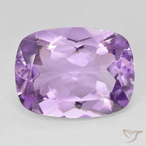 17.03ct Natural Violeta rosa médio Ametista, Almofada, VVS
