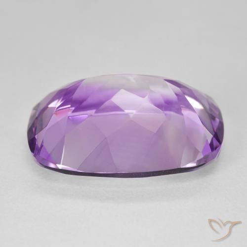 Ametista Violeta rosa médio Natural 17.03ct, Almofada, VVS