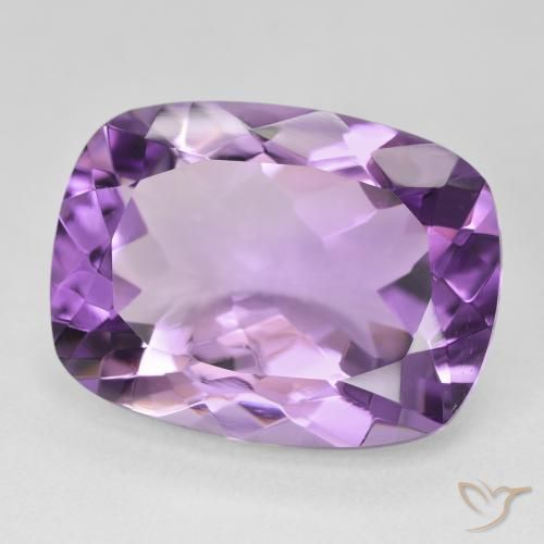 Ametista Violeta Claro-Médio Natural 16.52ct, Almofada, VVS