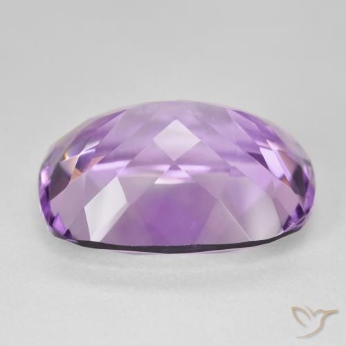 Ametista Violeta rosado Natural 18.75ct, Almofada, VVS