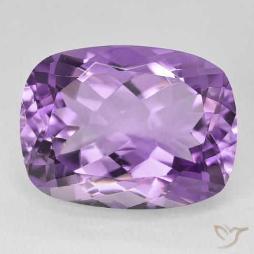 19.73ct Natural Violeta Profundo Ametista, Almofada, VS