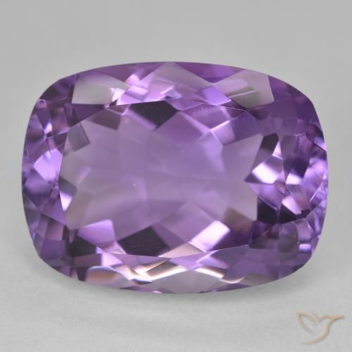 20.86ct Natural Violeta médio Ametista, Almofada, VVS
