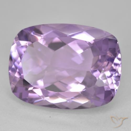 Ametista Violeta médio Natural 20.24ct, Almofada, VVS