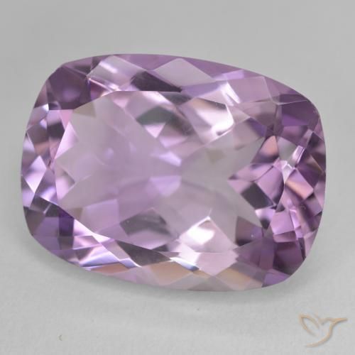 Ametista Violeta Claro-Médio Natural 18.25ct, Almofada, VVS