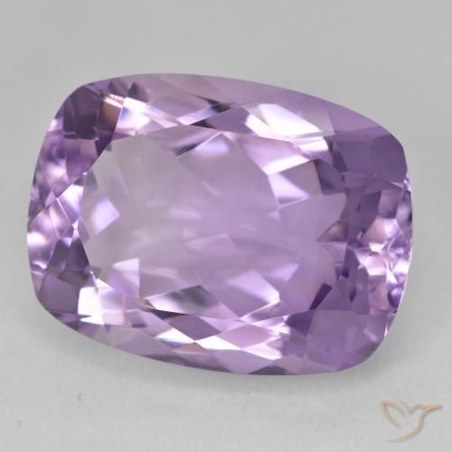 Ametista Violeta médio Natural 20.58ct, Almofada, VVS