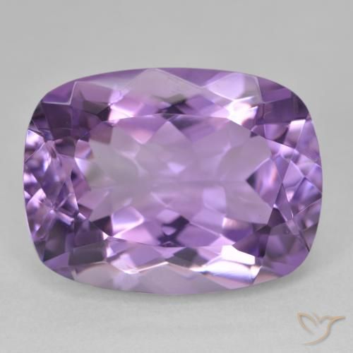 18.92ct Natural Berinjela Violeta Ametista, Almofada, VVS