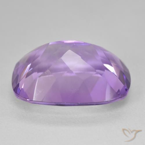 Ametista Berinjela Violeta Natural 18.92ct, Almofada, VVS