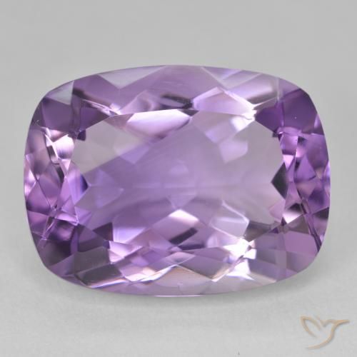 18.16ct Natural Violeta médio Ametista, Almofada, VVS