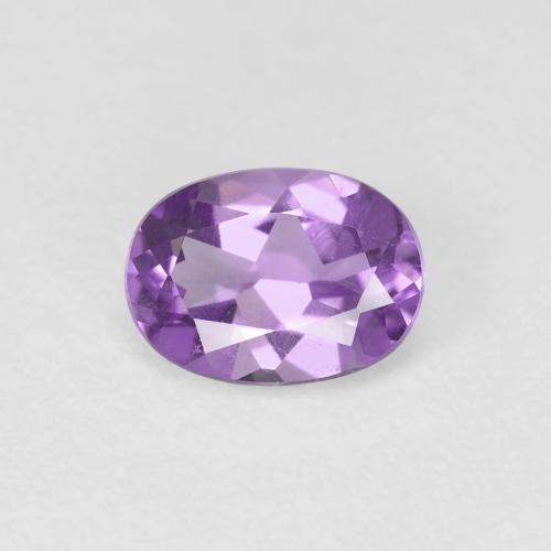 0.67ct Natural Violeta Púrpura Ametista, oval, VS