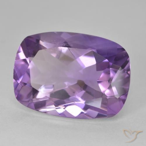 Ametista Violeta Profundo Natural 12.04ct, Almofada, VVS