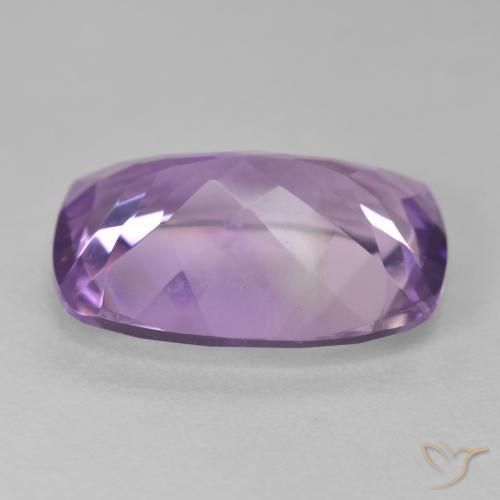 Ametista íris violeta Natural 10.90ct, Almofada, VVS