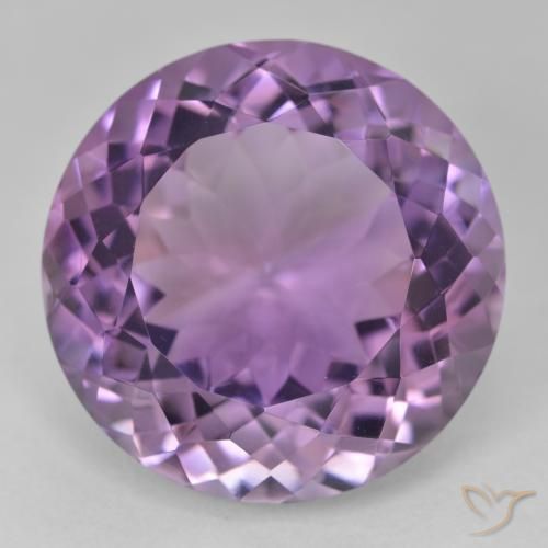 26.47ct Natural Violeta médio Ametista, Redondo, VVS