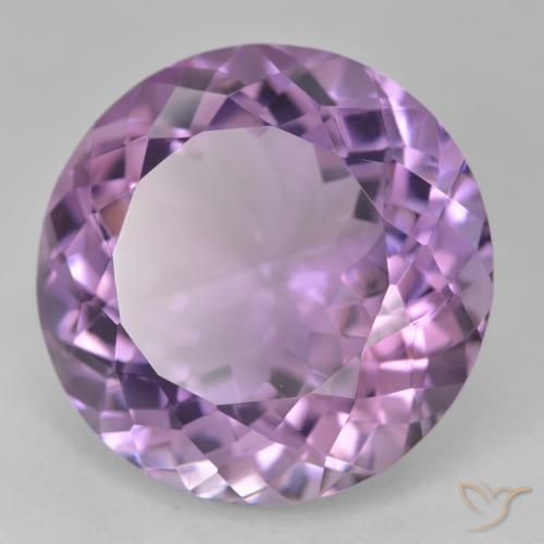 Ametista Violeta médio Natural 26.47ct, Redondo, VVS