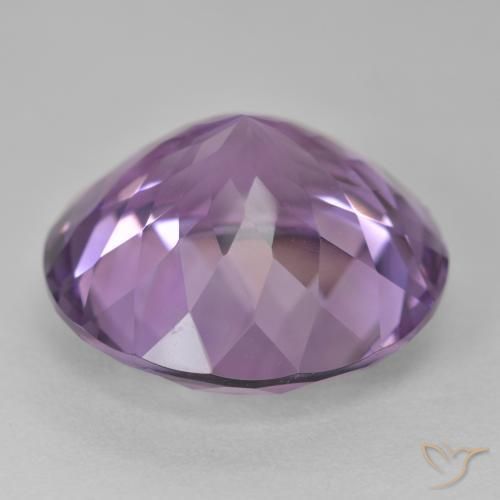 Ametista Violeta médio Natural 26.47ct, Redondo, VVS