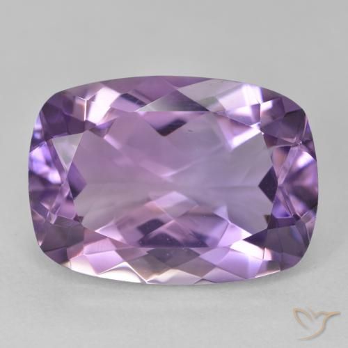 12.61ct Natural Violeta Púrpura Ametista, Almofada, VVS