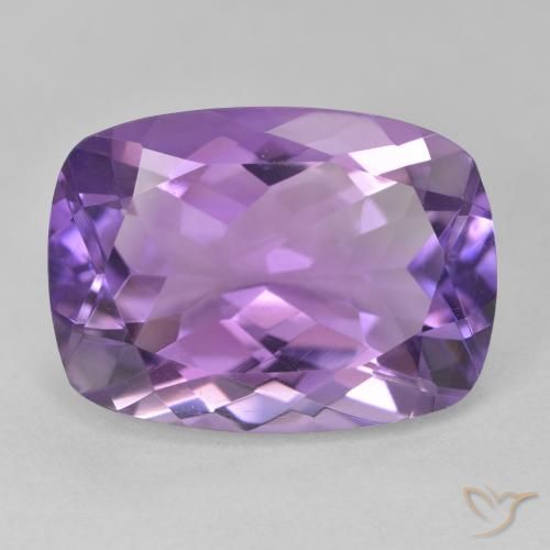 12.36ct Natural Violeta médio Ametista, Almofada, VVS