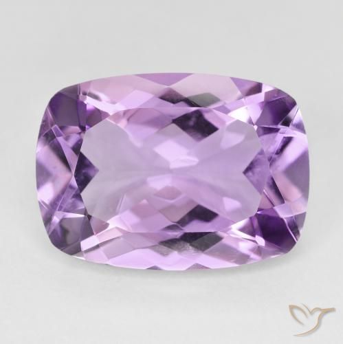 11.55ct Natural Violeta rosa médio Ametista, Almofada, VVS