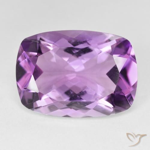 11.76ct Natural Violeta rosa médio Ametista, Almofada, VVS
