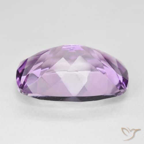 Ametista Violeta rosa médio Natural 11.76ct, Almofada, VVS