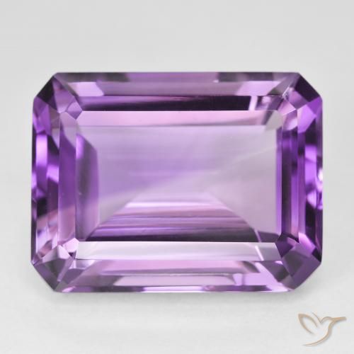 22.47ct Natural Violeta Rosado Médio Ametista, Corte Esmeralda, VVS