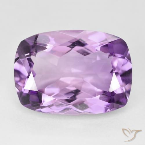 12.72ct Natural Violeta rosado Ametista, Almofada, VVS
