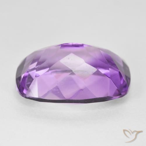 Ametista Violeta rosado Natural 12.72ct, Almofada, VVS