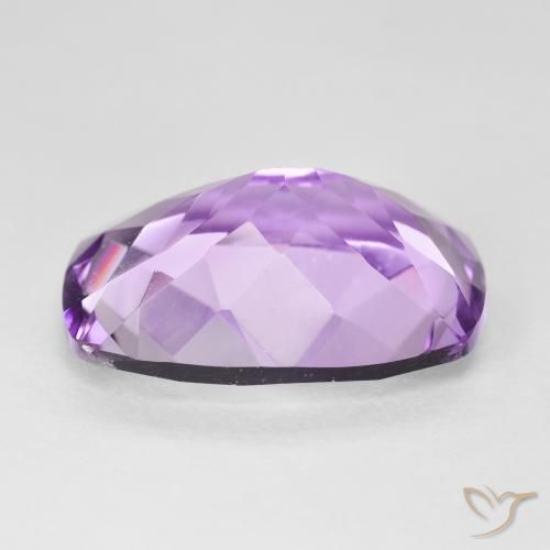 Ametista Violeta rosado Natural 10.92ct, Almofada, VVS