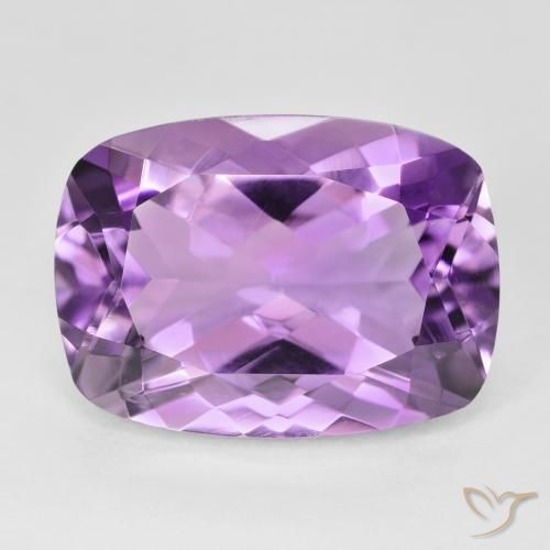 13.17ct Natural Violeta Rosado Médio Ametista, Almofada, VVS