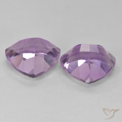 Pedras preciosas de Ametista Violeta rosado natural de 5.78 ct, Trilhão, VS