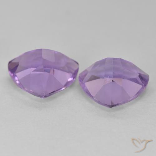 Pedras preciosas de Ametista Violeta médio natural de 5.55 ct, Trilhão, VS
