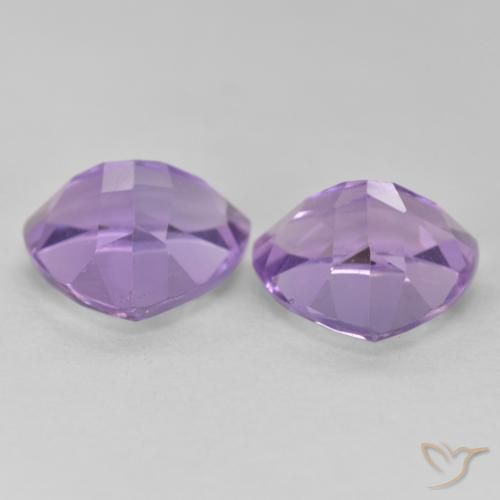 Pedras preciosas de Ametista Violeta médio natural de 5.94 ct, Trilhão, VS
