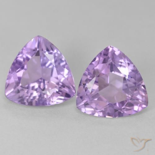5.45ctw Natural Íris Rosa Violeta Ametista, Trilhão, VS