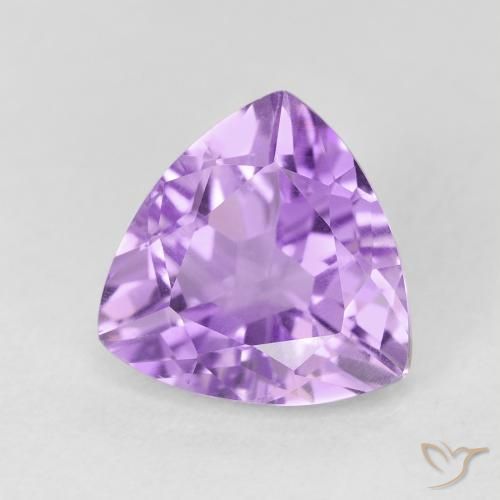 Ametista Violeta claro Natural 2.94ct, Trilhão, VVS-VS