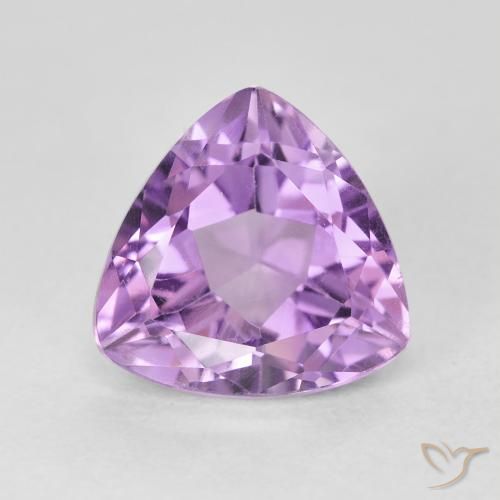 3.23ct Natural Violeta rosado Ametista, Trilhão, VVS-VS
