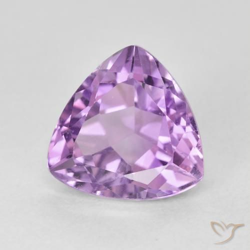 Ametista Violeta rosado Natural 3.23ct, Trilhão, VVS-VS