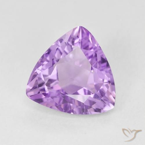 Ametista Violeta rosa médio Natural 2.68ct, Trilhão, VVS-VS
