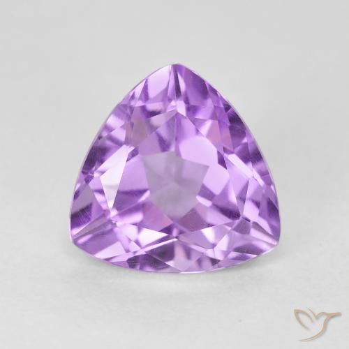 3.02ct Natural Violeta médio Ametista, Trilhão, VVS-VS
