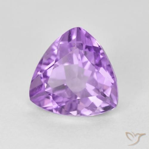 Ametista Violeta médio Natural 3.02ct, Trilhão, VVS-VS
