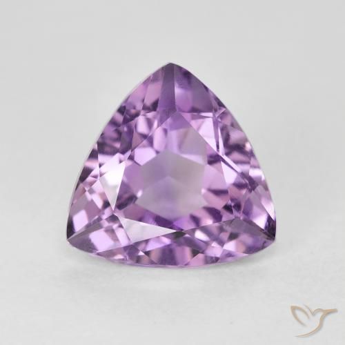 2.91ct Natural Medium Light Purplish-Violet Ametista, Trilhão, VVS-VS