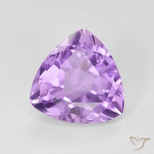 Ametista Violeta rosado Natural 3.05ct, Trilhão, VVS-VS